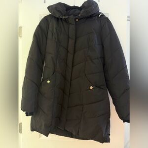 Triple Star Women's Black Quilted Jacket SZ Med